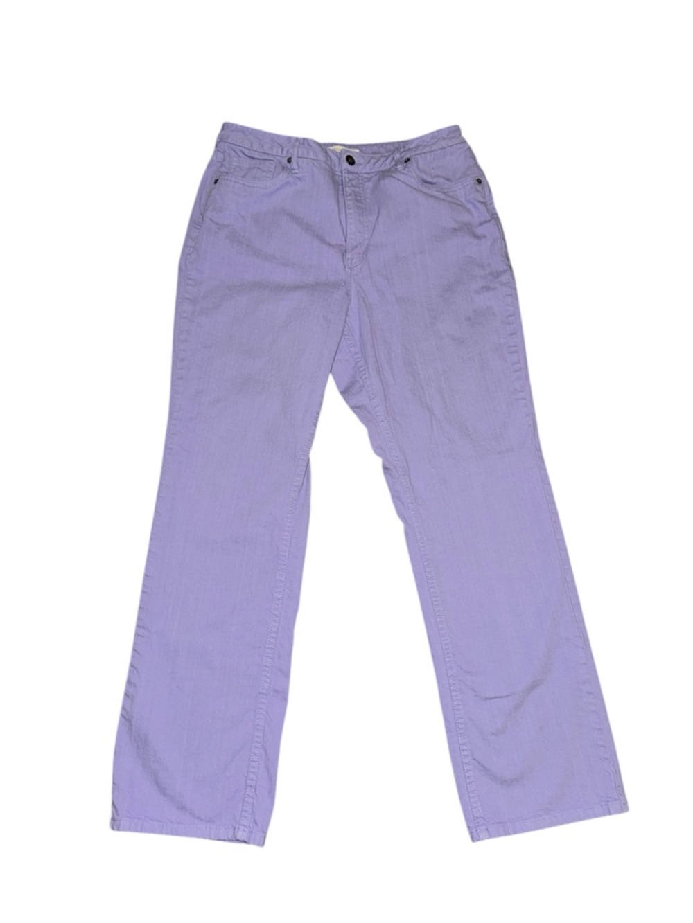 Lilac Straight-Leg Pants